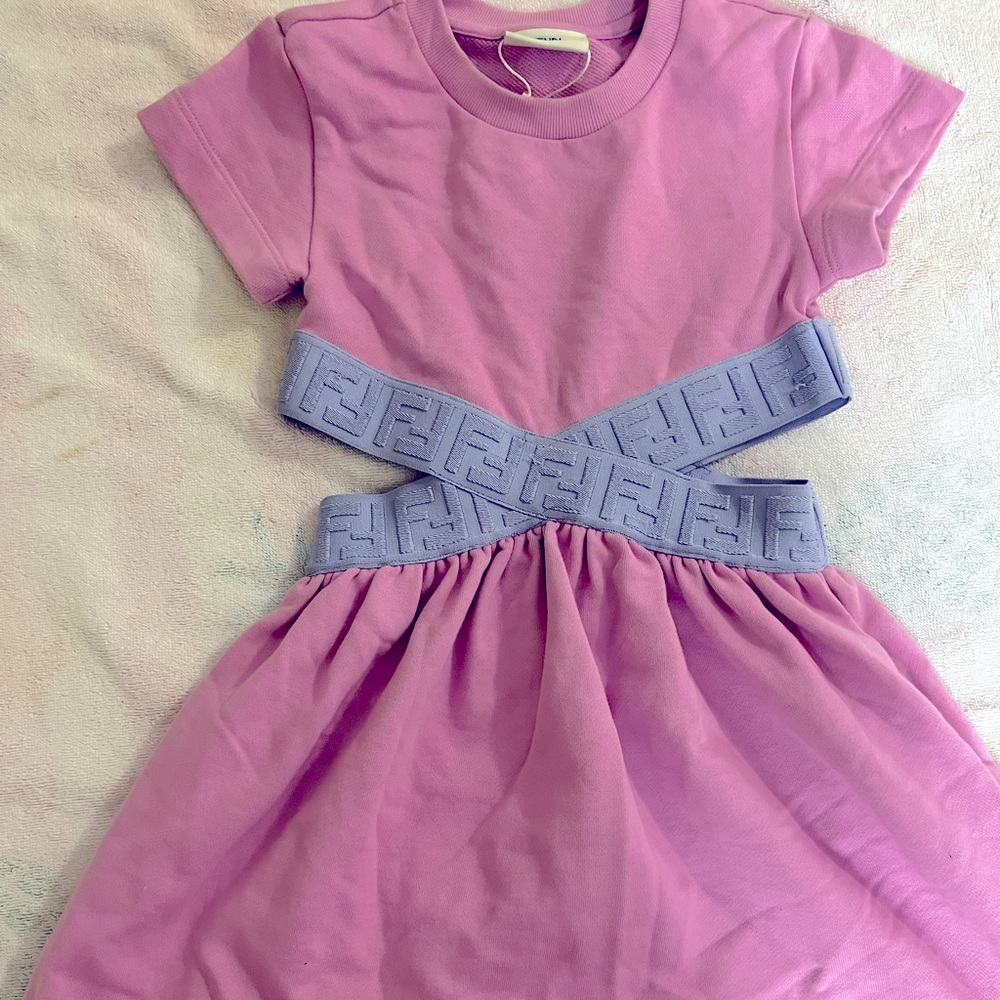 Authentic toddler Fendi dress perfect for any occasion.